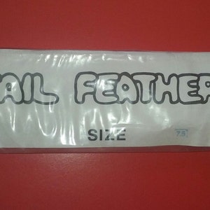 Skate gear Skid plate tail guard 7.5 7 1/2&quot; inch 1980s Original Era Release nos USA by Tail Feathers
