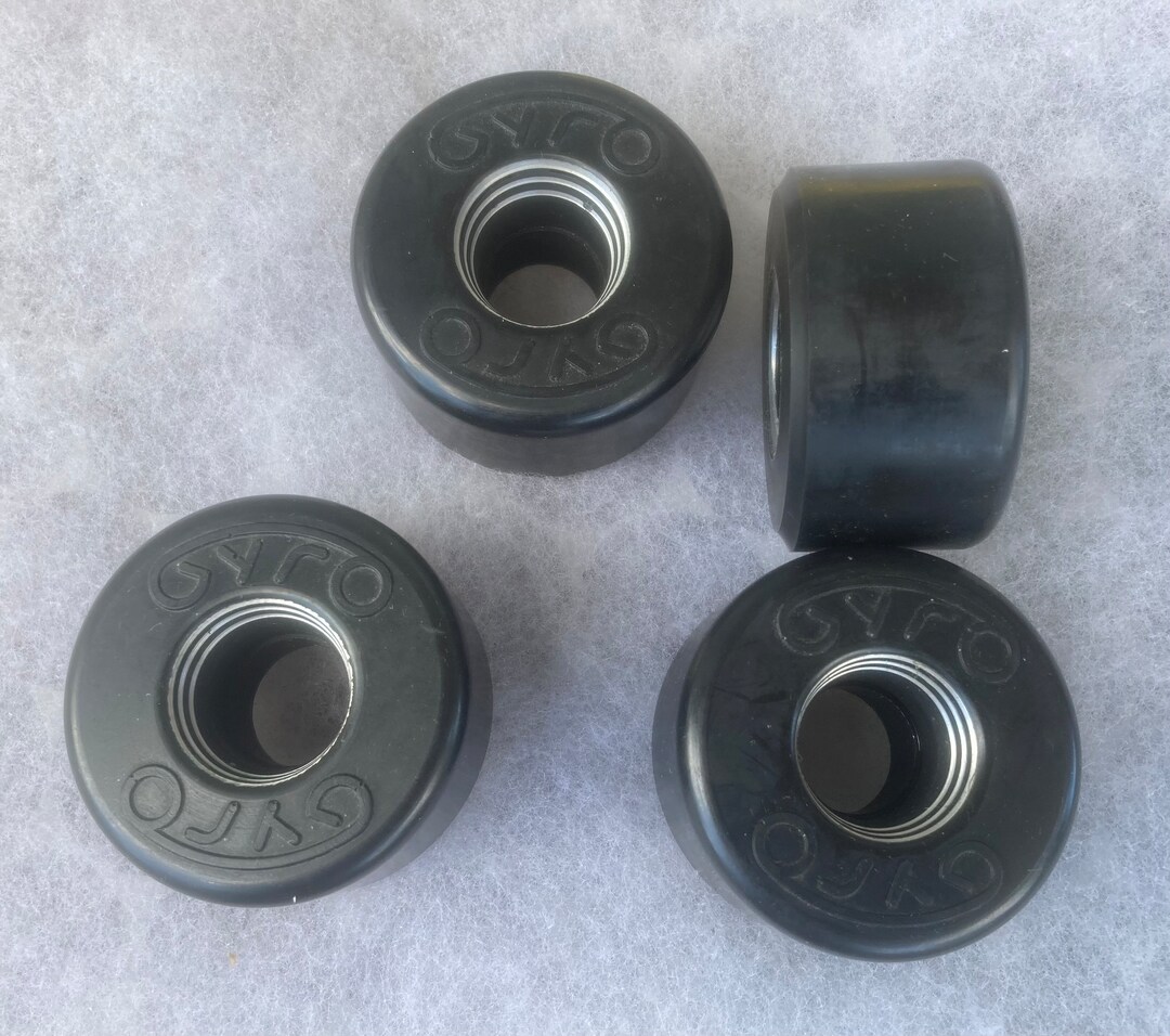 Vintage Skateboard Wheels GYROS Metal Hubs 1980s Nos Etsy