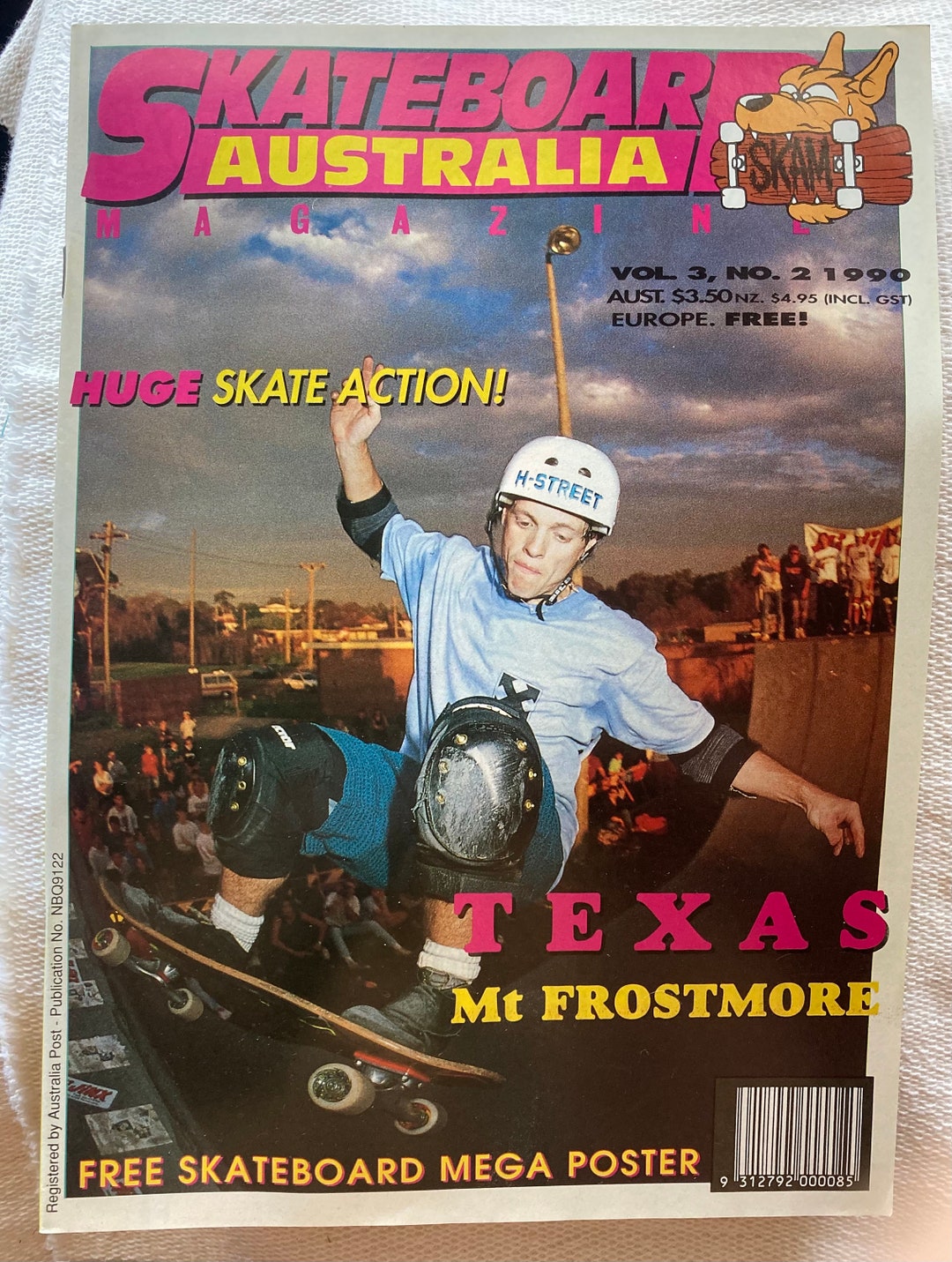 Skateboard Magazine Australia 1990 Vol 3 Etsy