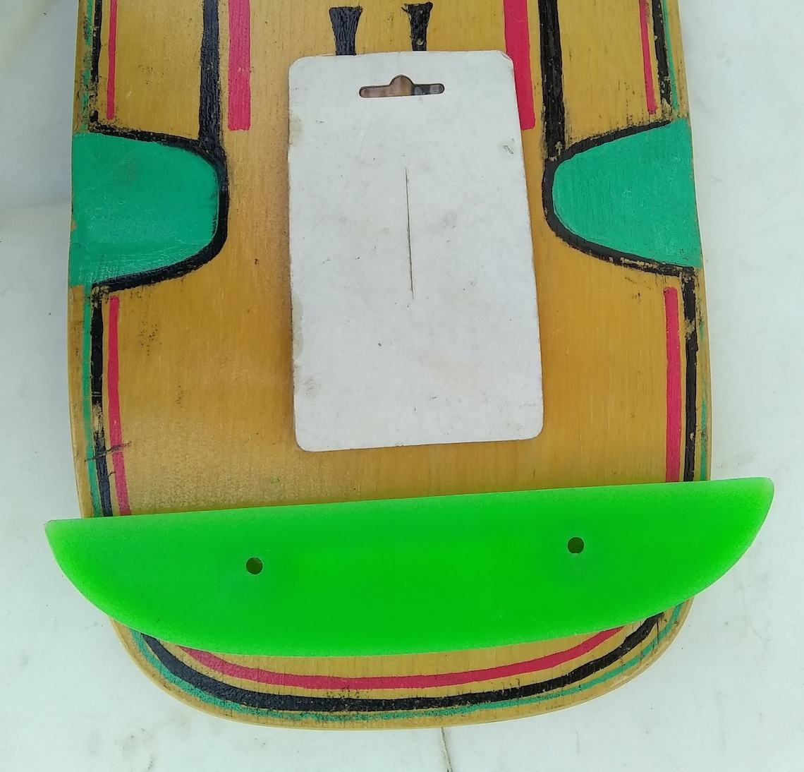 Skateboard skid plate tail guard feathers USA Bonzer Hardware Etsy