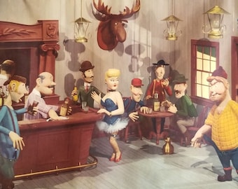 Cartoon Bar Scene - Etsy Canada Cartoon Bar Scene - Etsy Canada
