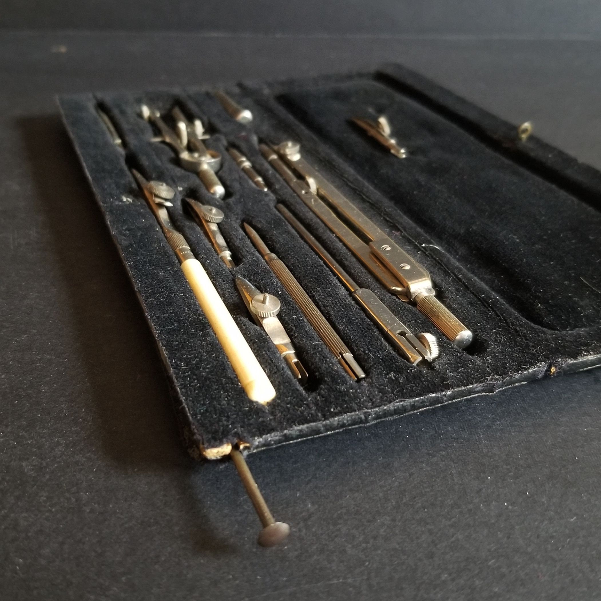 Boxed Set of Mechanical Drawing Tools & Ruling Pens - Vintage Drafting ...