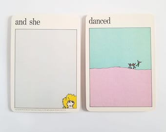 She Danced - Vintage MoMA Art Cards - Inspirational Quote - Museum of Modern Art