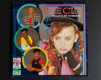 Culture Club Colour by Numbers - Vintage 1983 Vinyl LP Record Album - British New Wave