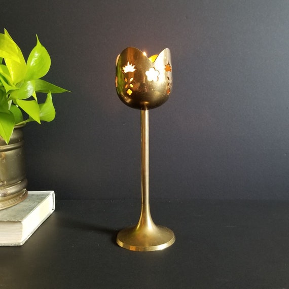 Candles & Holders Home & Living Vintage Tulip Candle Holder Set Tall