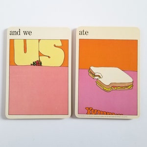 and we ate - Pop Art Prints - Vintage MOMA Art Cards - Kitchen Wall Decor - Mid Century Modern Art Decor - Sandwich Art