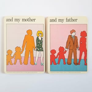 Mère et père - cartes vintage MOMA Museum of Modern Art - Pop art moderne coloré du milieu du siècle - décoration de chambre familiale