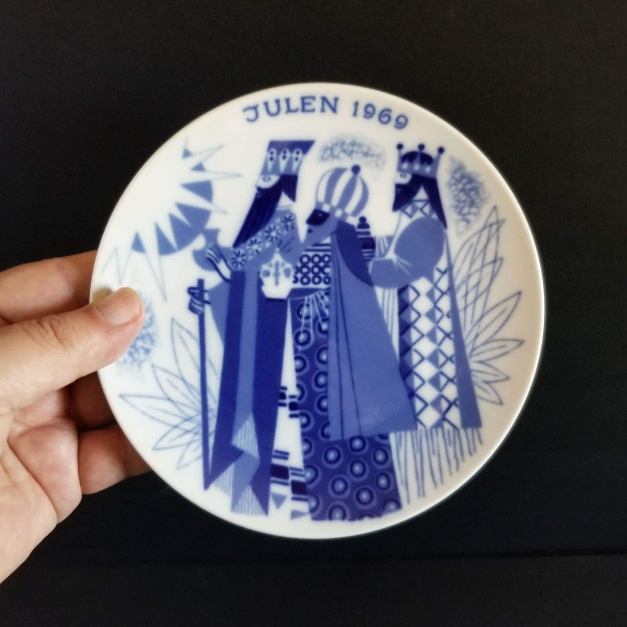 ★美品★ 1969年　ビンテージ　クリスマスプレート　PORSGRUND Porsgrund 1969 - Etsy