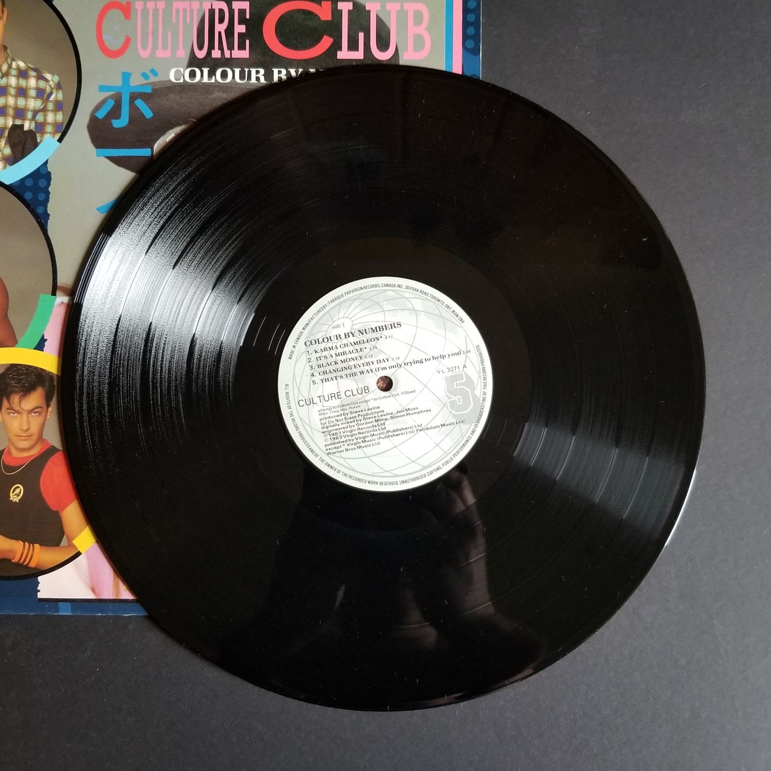 Culture Club Colour by Numbers - Vintage 1983 Vinyl LP Record Album ...