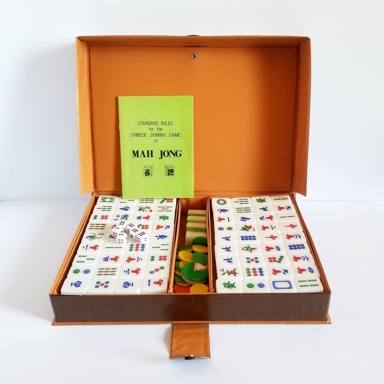 Vintage Complete Mah Jongg Game Set 148 Mahjong Tiles in - Etsy Singapore