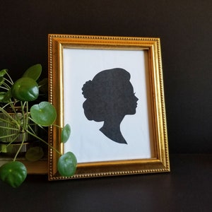 Gold Photo Frame - Vintage 8x10&quot; DIY Empty Gold Picture Framing Supplies - Table Top or Wall Display Frame