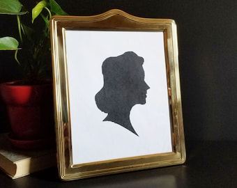 Brass Photo Frame - Vintage 8x10" Gold Table Top Display Frame