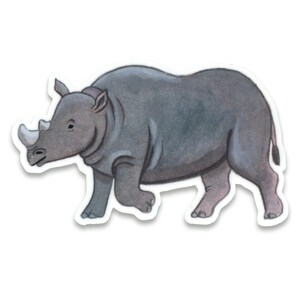 Rhino Sticker