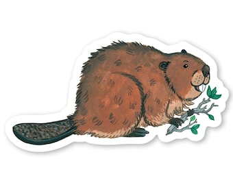 Beaver Sticker