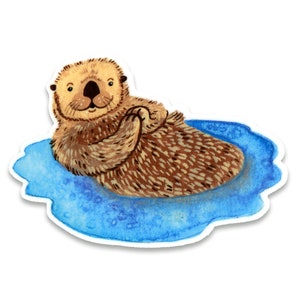 Otter Sticker