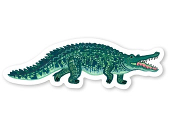 Crocodile Vinyl Sticker