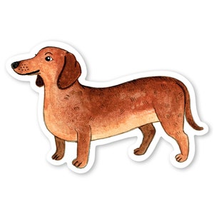 Dachshund Vinyl Sticker