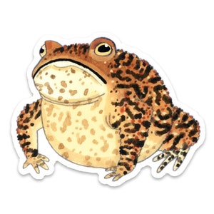 Grouchy Toad Sticker