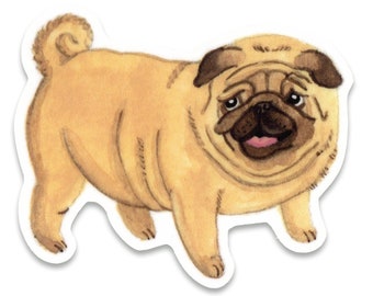 Pug Sticker