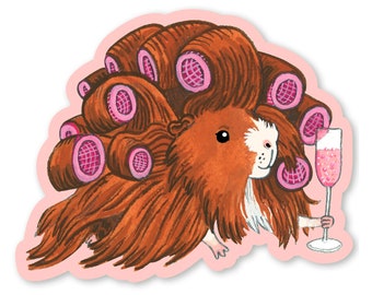 Glam Guinea Sticker