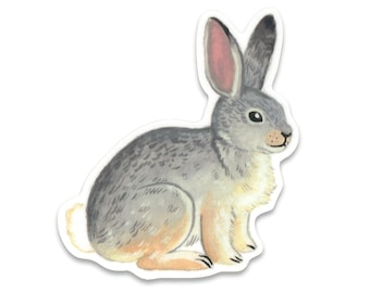 Autocollant lapin