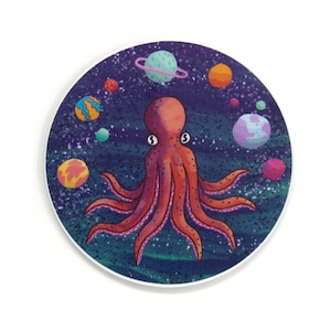 Octopi in the Sky Sticker