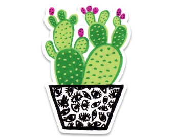 Cactus Eye Sticker