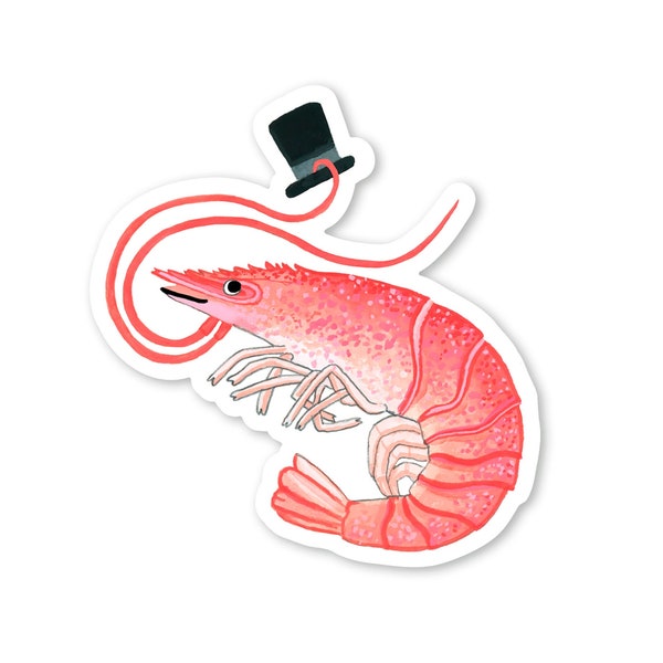 Gentleman Shrimp Sticker