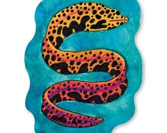 Moray Eel Sticker