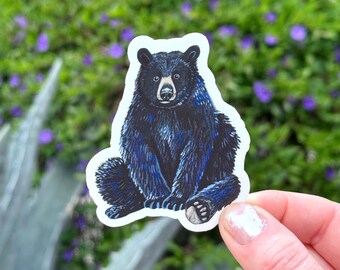 Black Bear Sticker