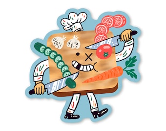 Chop Chef Sticker