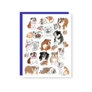 Tarjeta Bulldog Inglés