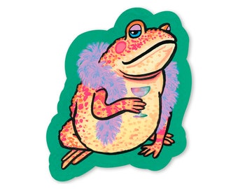 Toadally Fabulous Sticker