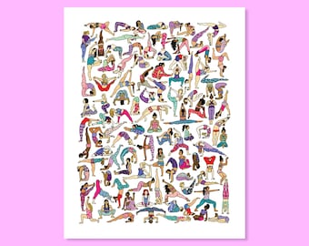 Yoga Babes Print