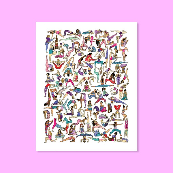 Yoga Babes Print