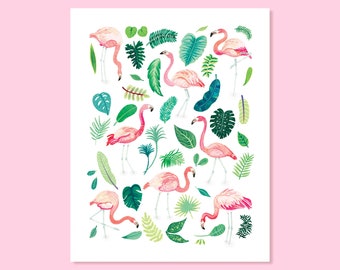 Flamingo Fête Print