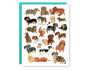 Dachshund Card