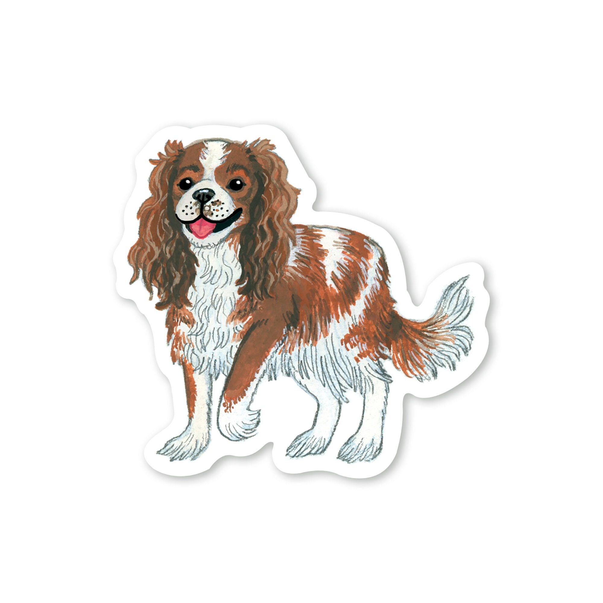 Cavalier King Charles Sticker - Etsy