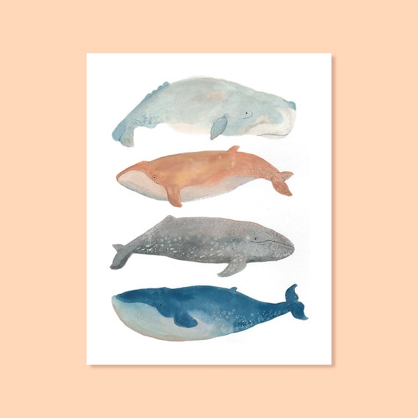 Whale Gang Print