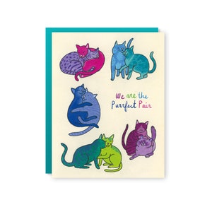 Carte Purrfect Pair