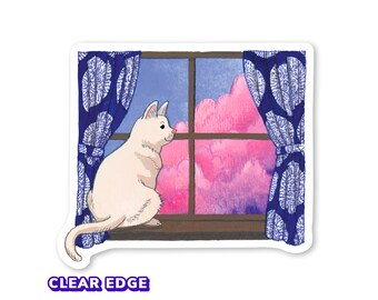 Window Cat Sticker