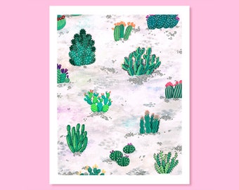 Desert Flowers Print