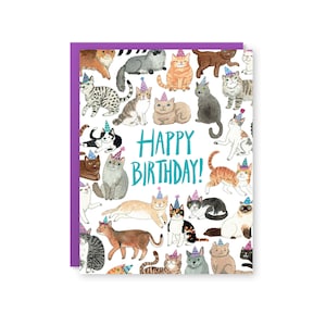 Birthday Cats Card