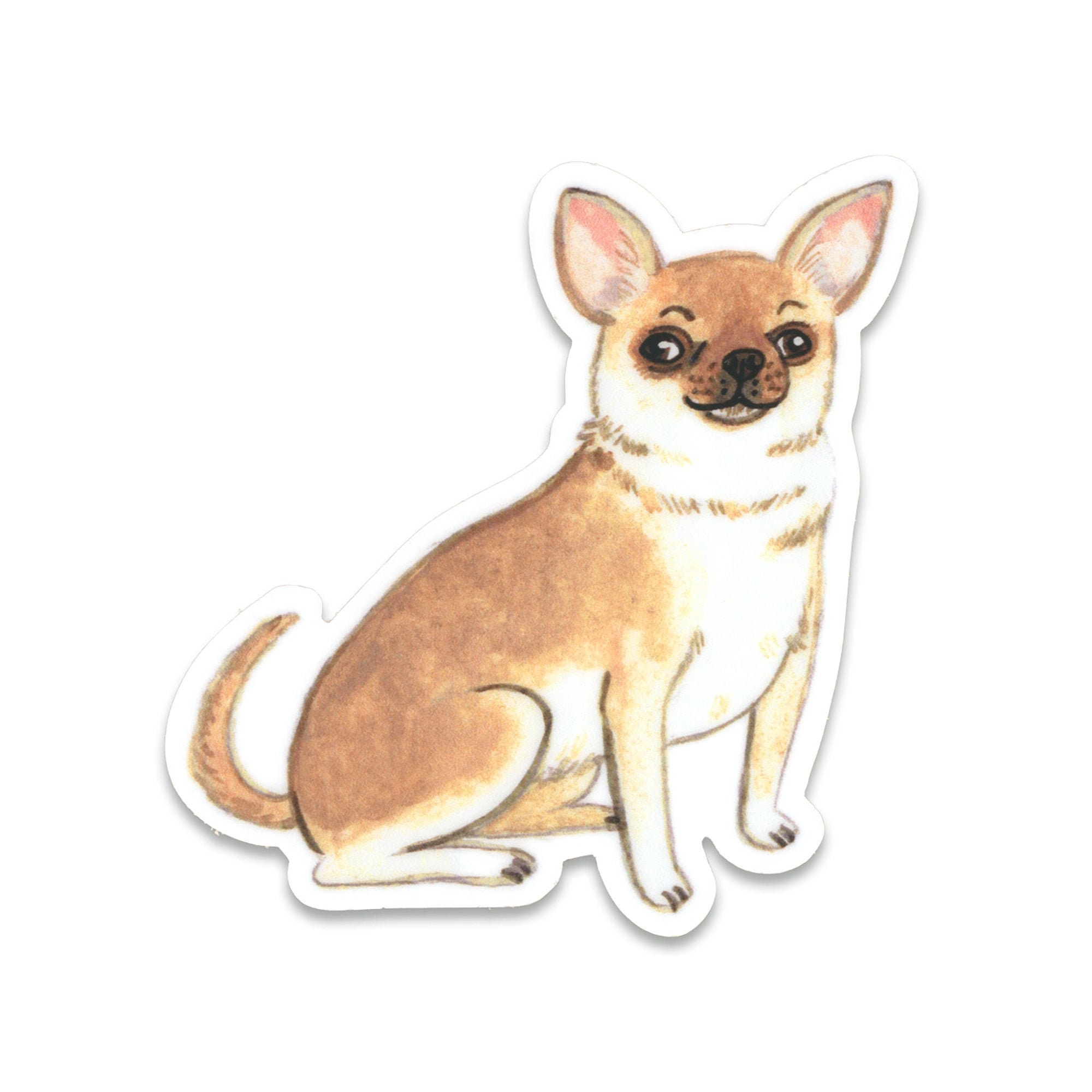 Chihuahua Vinyl Sticker | Etsy