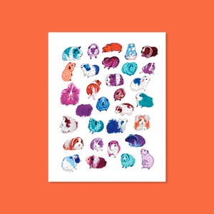 Guinea Pig Gang Print