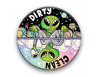 Dishwasher Alien Magnet