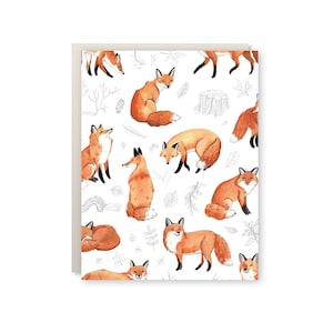 Carte Renards & Feuillages