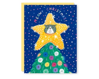Meowy Christmas Card