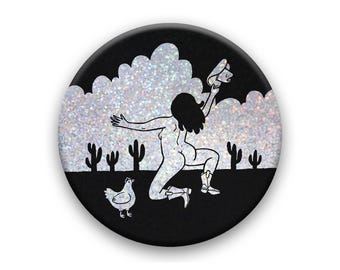 Naked Cowgirl Magnet