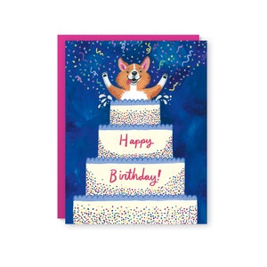Corgi Surprise Card
